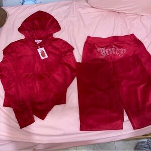 Red Juicy Couture Tracksuit